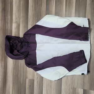 L.L. Bean  Ski/ Snow Jacket Size Small Purple & Gray EUC Vintage
